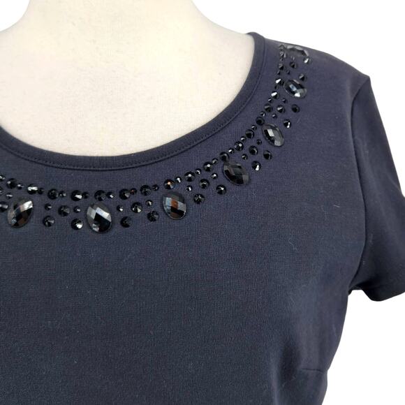 Vineyard Vines Black Skater Dress Size Medium - Picture 2 of 6